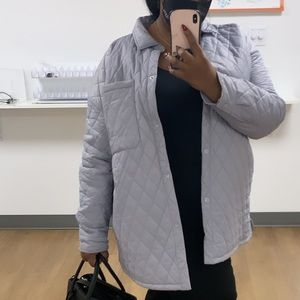 Plus size quilted dolphin hem jacket FOREVER21 plus size 3X
